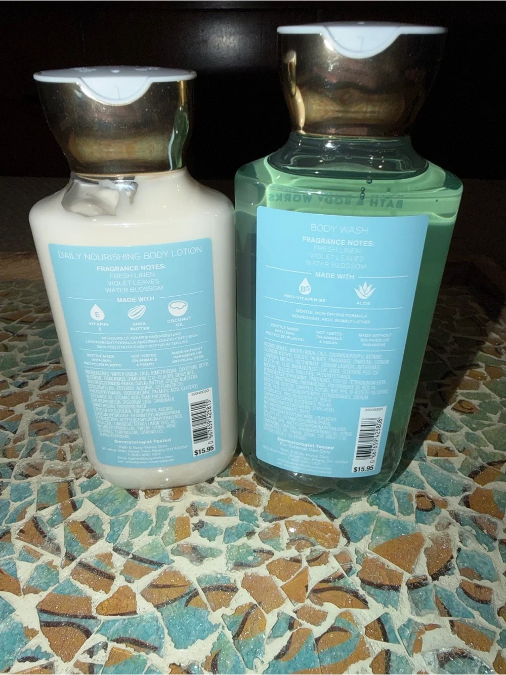 Bath & Body Works Saltwater Breeze Body Lotion & Body Wash Set